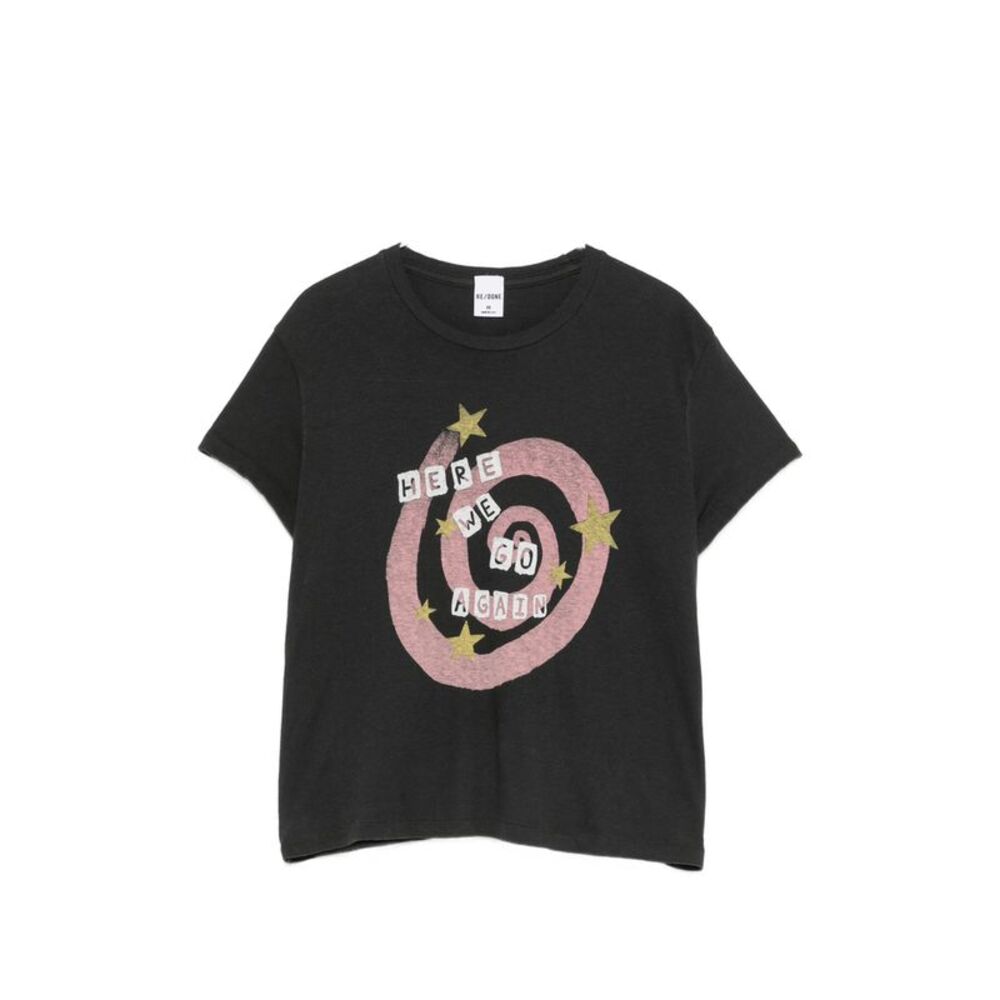 Re/Done Black Tops - T-Shirts & Jerseys Women